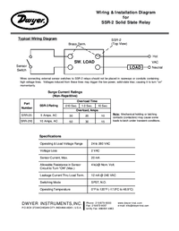 Thumbnail of document Manual - Series SSR Solid State Relay